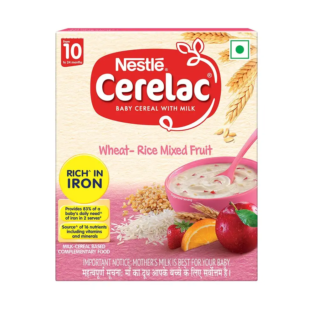 Nestle Cerelac Wheat-Rice Mixed Fruit 300 Gm