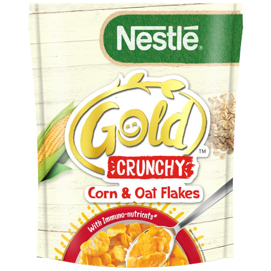Nestle Gold Crunchy Corn & Oat Flakes 850 Gm