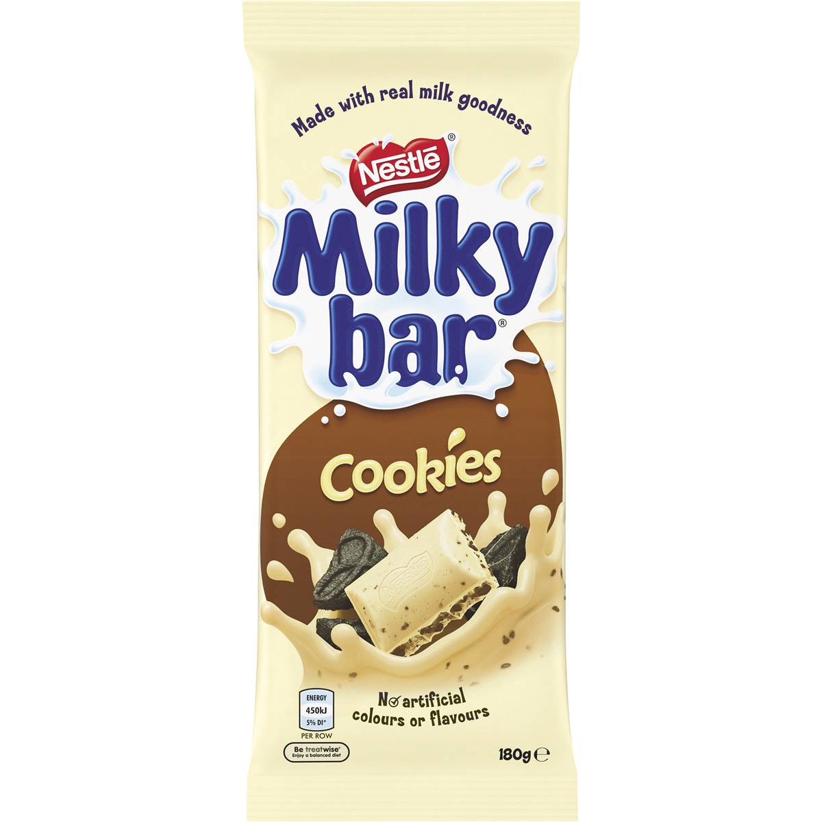 Nestle Milkybar Milk & Cookies 180gm 