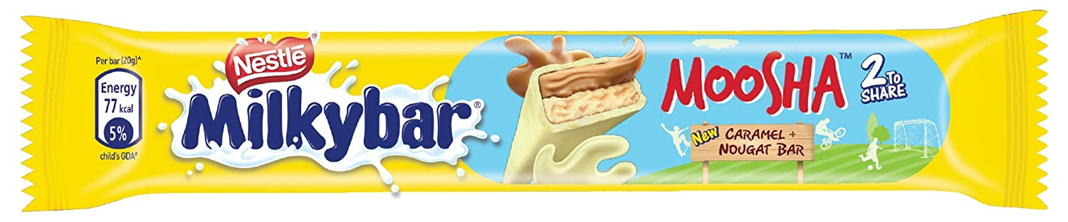 Nestle Milkybar Moosha Caramel Nougat Bar 40gm
