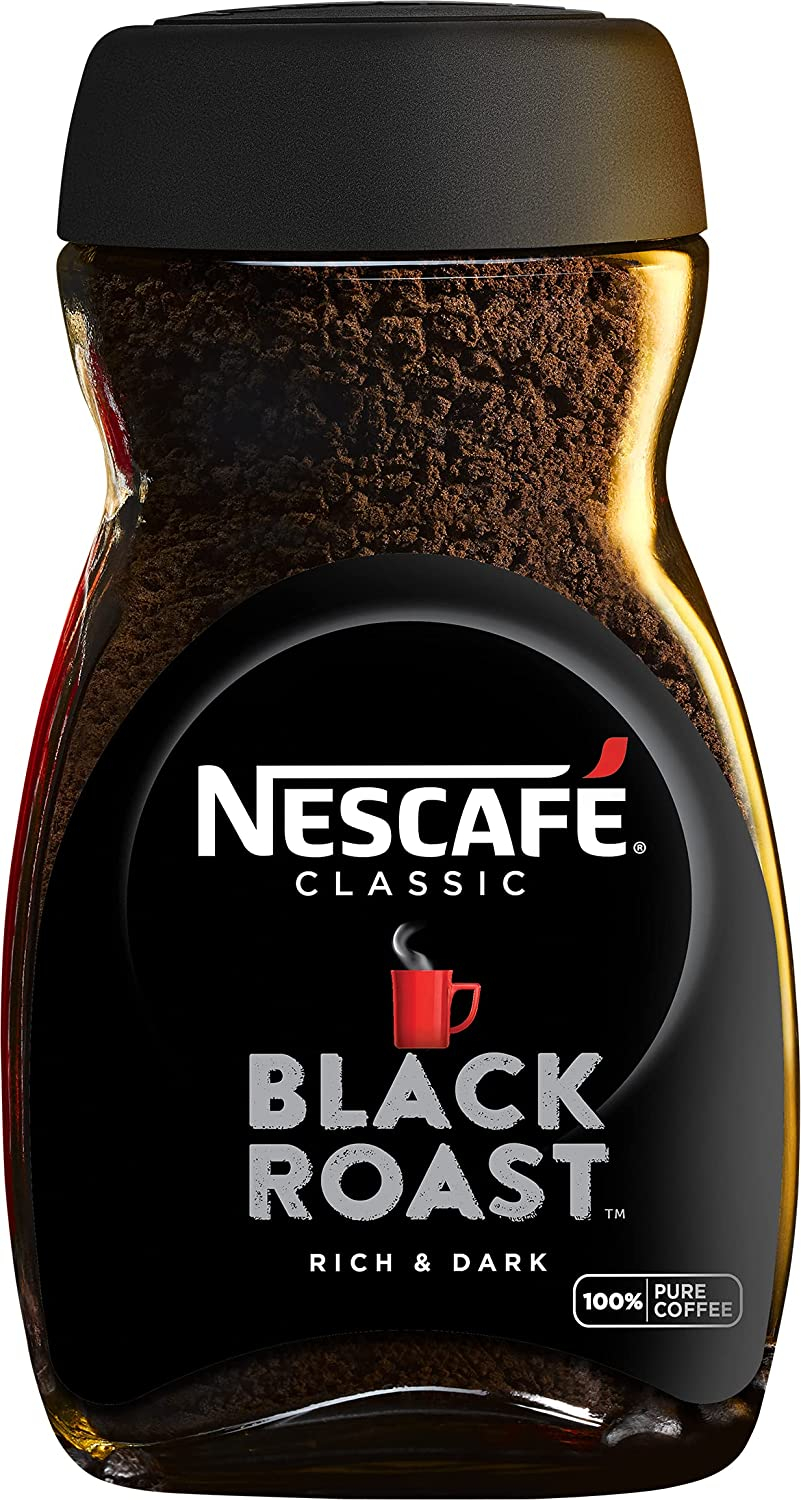 NESCAFÉ Classic Black Roast Instant Coffee, Rich & Dark - 100g