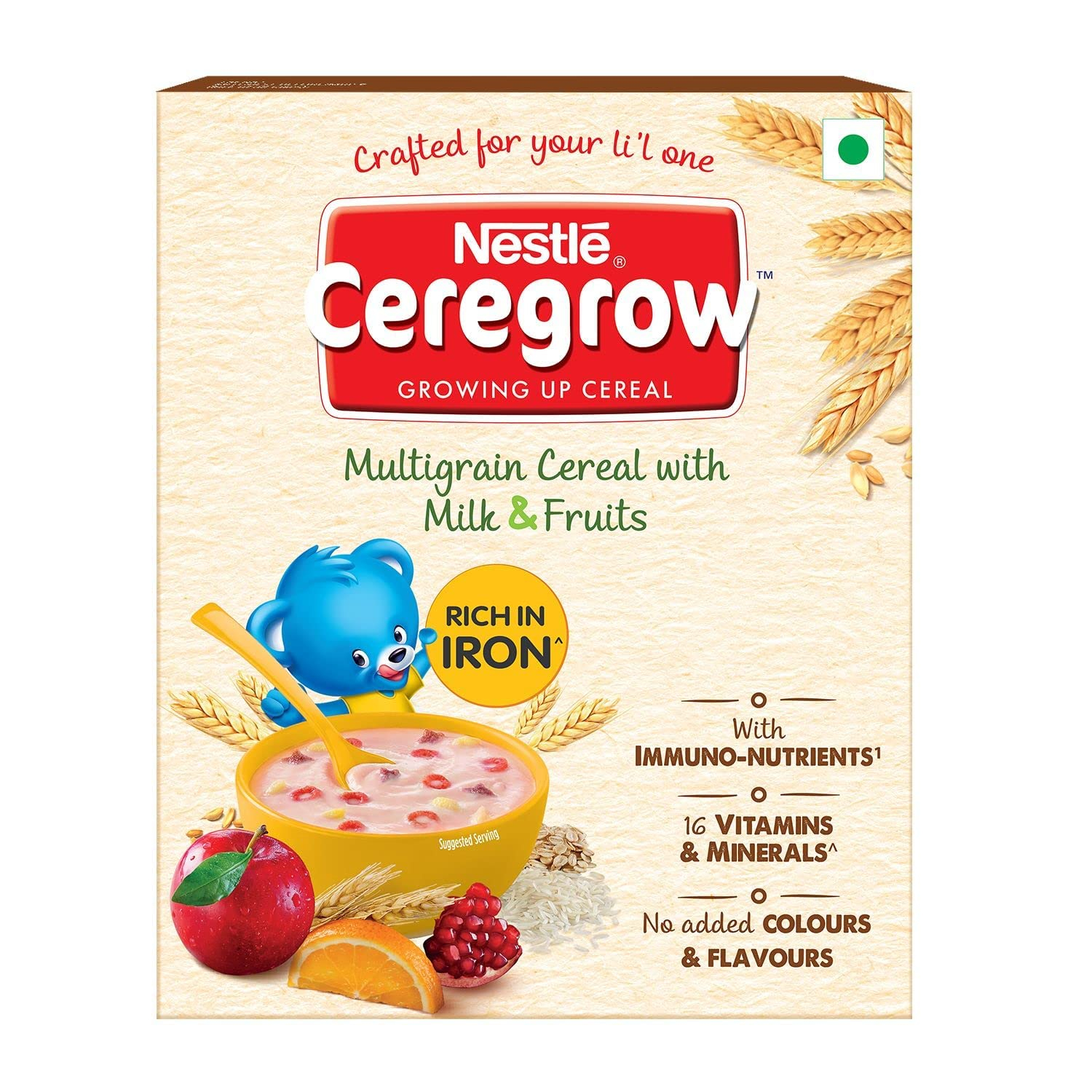 Nestle Cerelac Stage 6 Ceregrow Multigrain Cereal With Milk & Fruits(3-6 years )