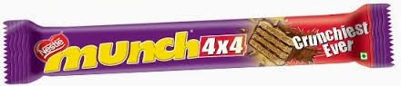Nestle Munch 4x4 25gm