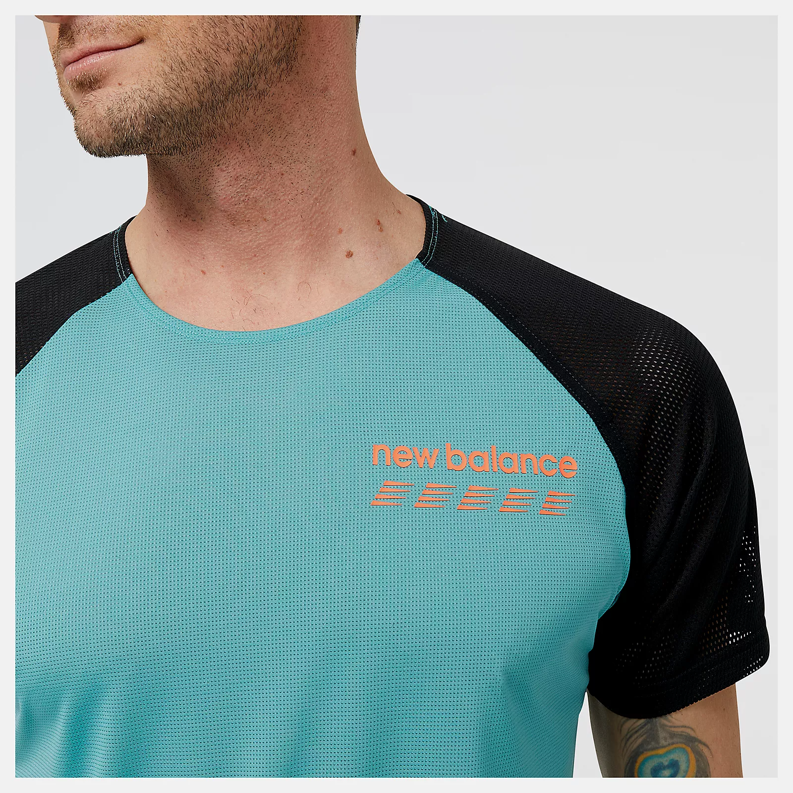 New Balance Accelerate Pacer Short Sleeve Mt31241 FAD