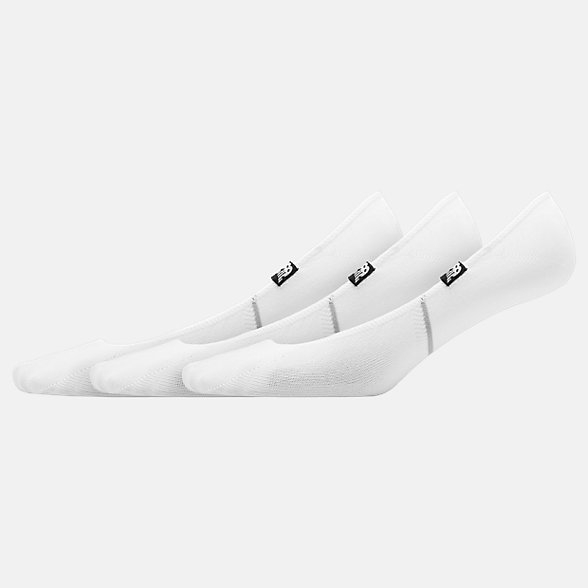 NEW BALANCE Unisex No Show Liner Socks 3 Pack-LAS00443WT-M