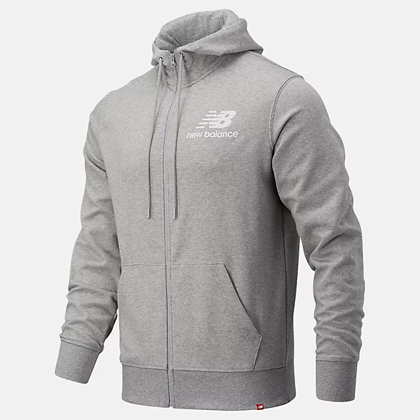 NEW BALANCE Men's 11 Reviews NB Essentials Stacked Full Zip Hoodie -MJ03558AG