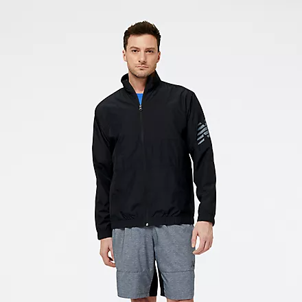 New Balance Tenacity Woven Jacket Mj31010 BK