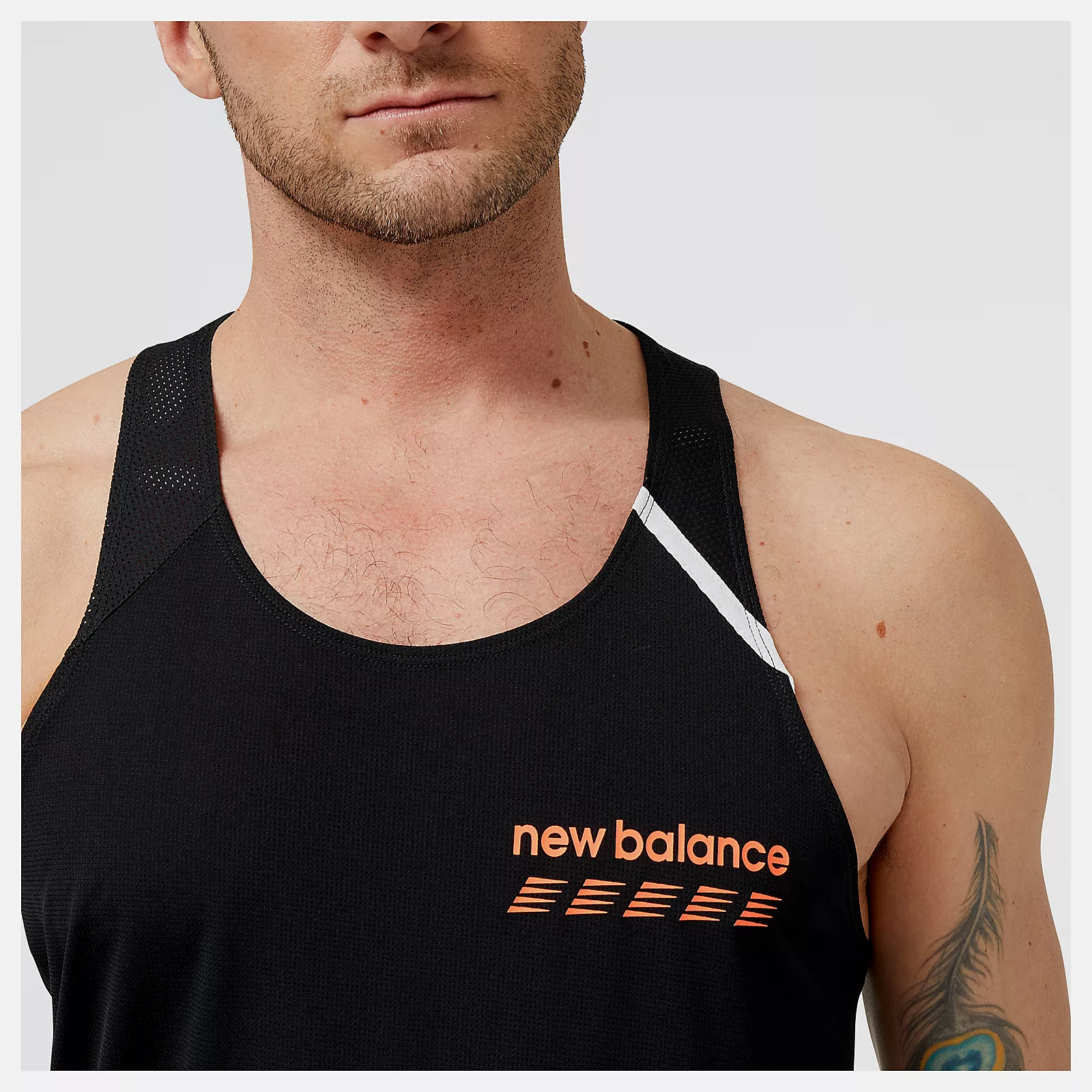 New Balance Accelerate Pacer Singlet Mt31240 BK