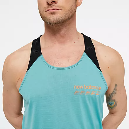 New Balance Accelerate Pacer Singlet Mt31240 FAD