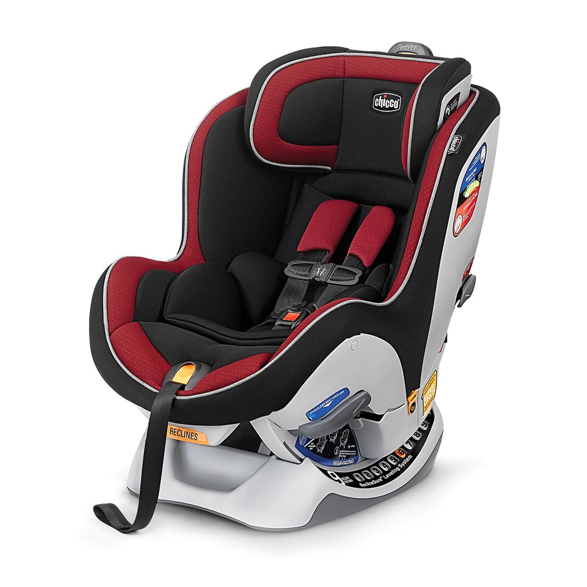Chicco NextFit iX Convertible Car Seat Firecracker