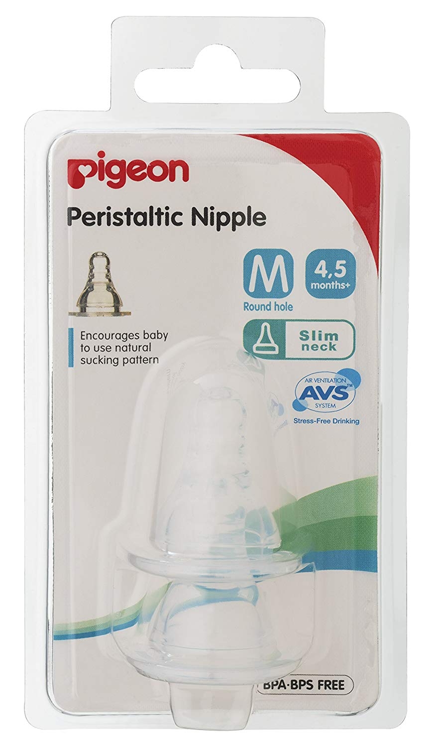 Pigeon Stretchable Nipple Blister 2 PCS (M)