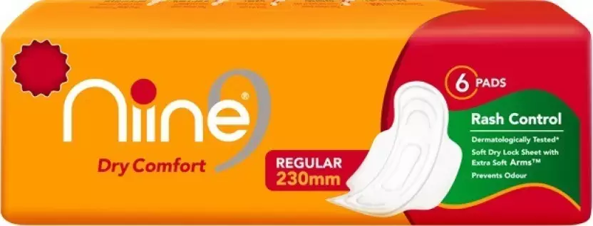 Nine Dry Comfort 6 Pads 230mm Regular