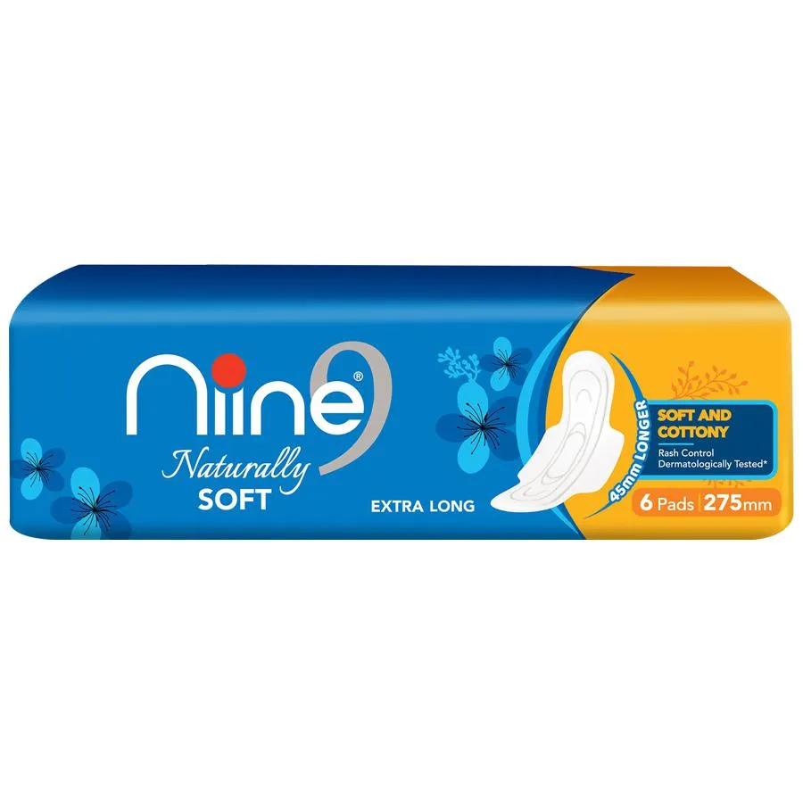 Nine Sanitary Extra Long 6pads 275mm