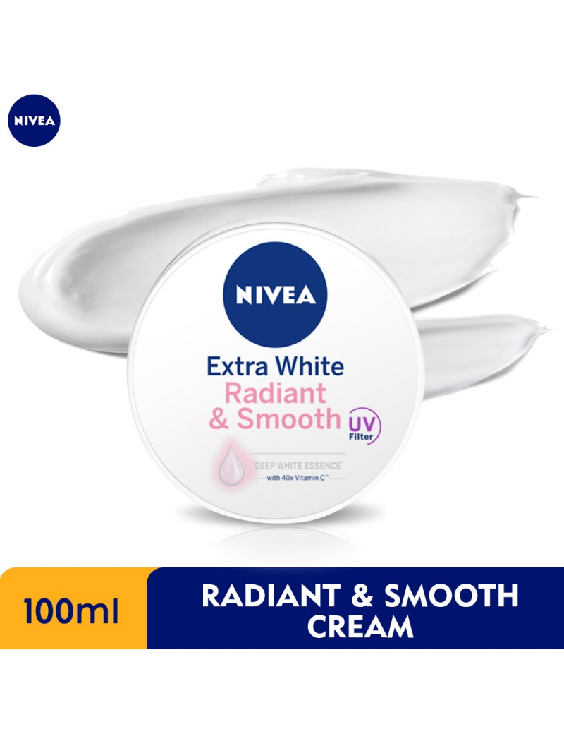 Nivea Extra White Radiant & Smooth Cream 100ml