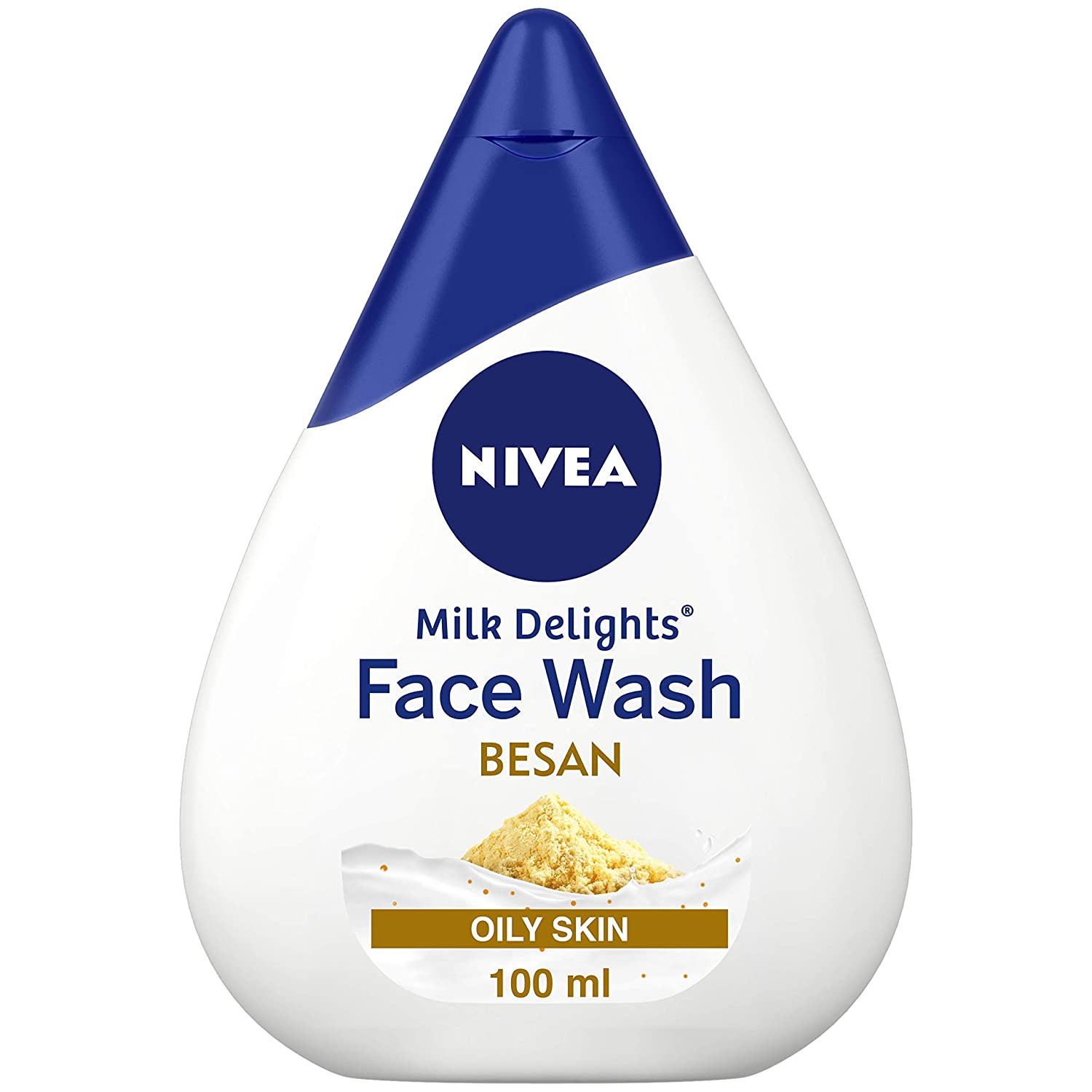 Nivea Milk Delights Face Wash Besan For Oily Skin 100 ml