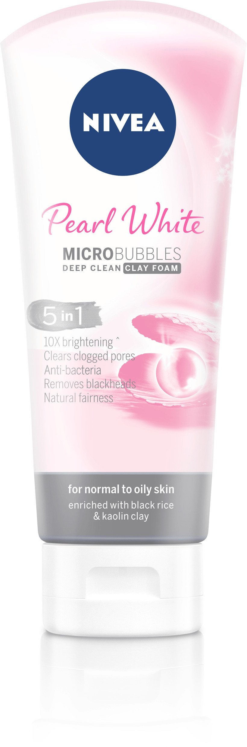 Nivea Pearl White Micro Bubbles Deep Clean Clay Foam 100g