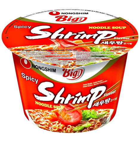 Nongshim Big Bowl Noodle Shrimp Flavour 115gm