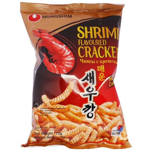 Nongshim Shrimp Crackers Hot & Spicy 75gm