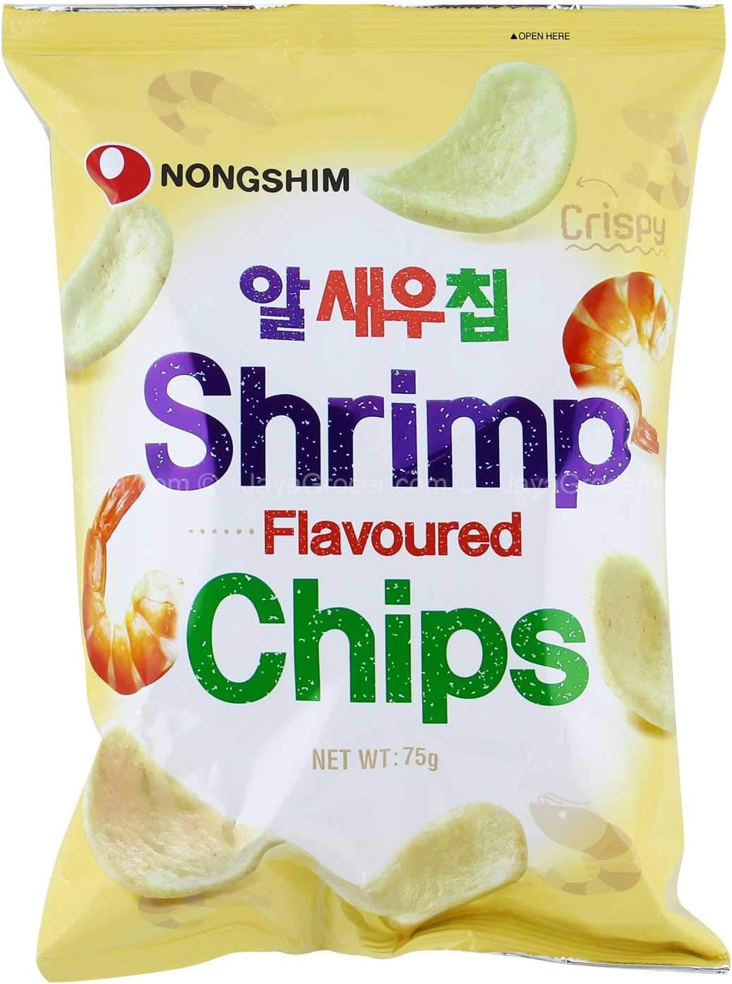 Nongshim Shrimp Meat Falvoured Chips
