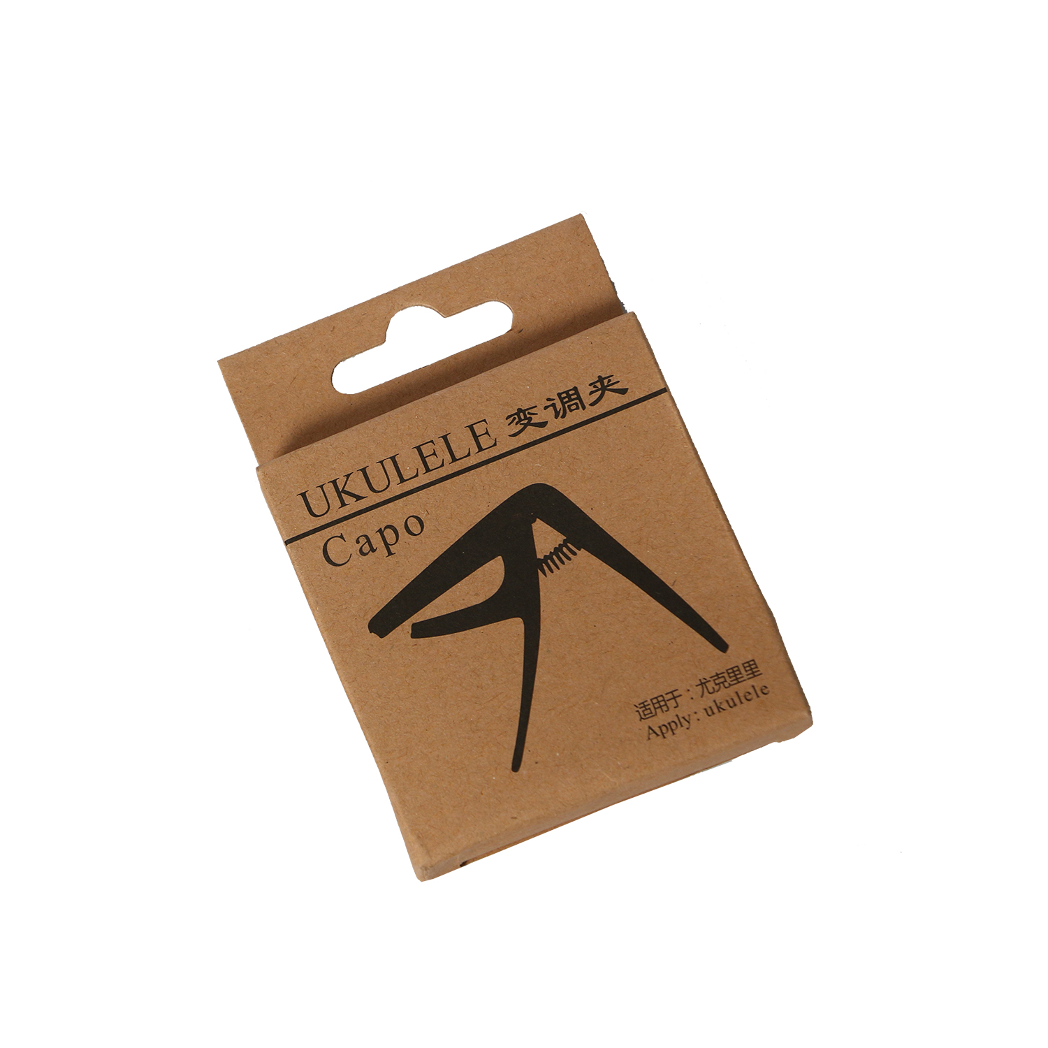 Treasure Music - Normal Ukulele Capo, Black