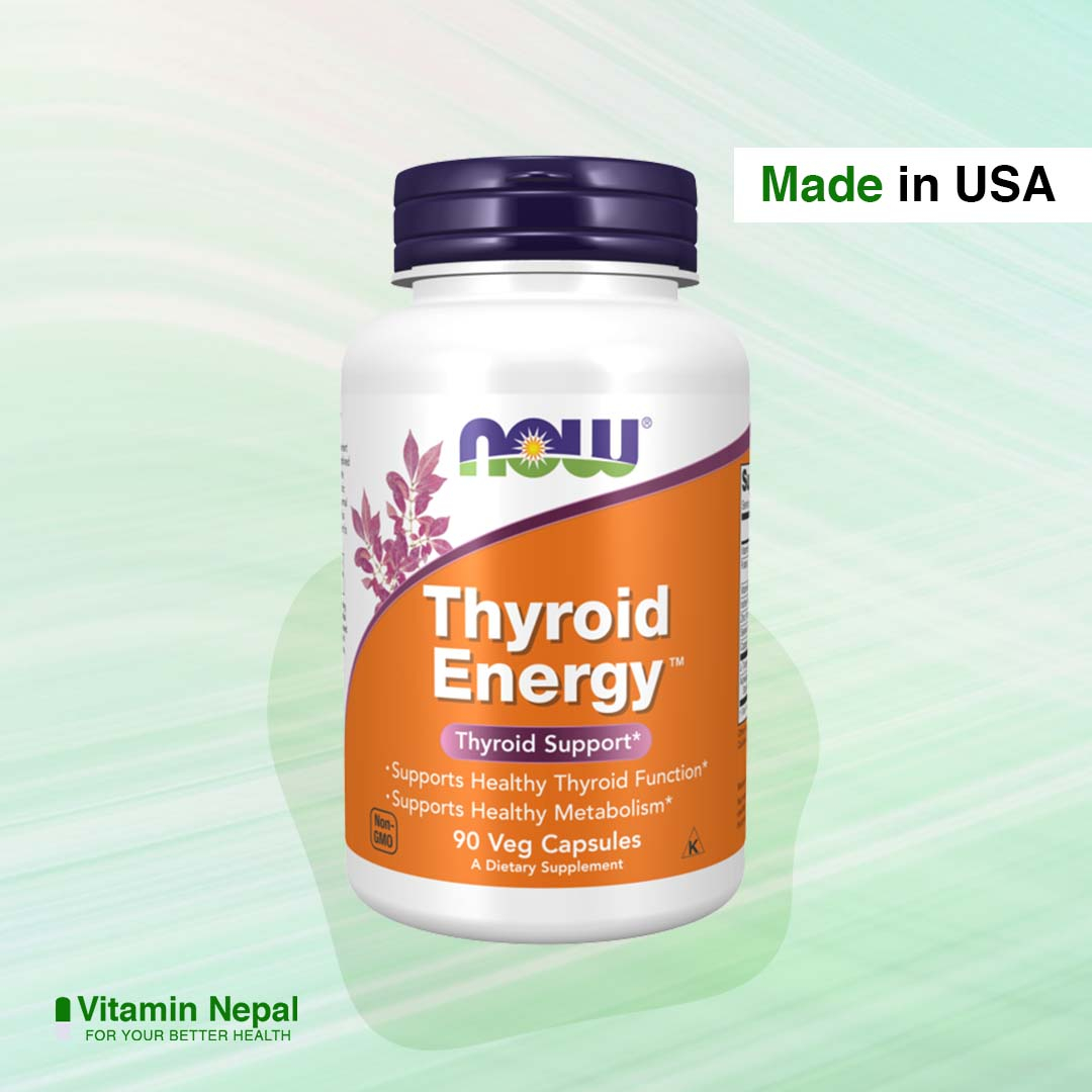 Now Thyroid Energy Thyroid support – 90 Veg capsules