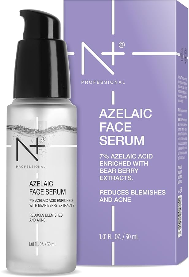 N Plus Azelaic Acid Serum 30ml - Brightening Serum, For Pigmentation, Enriched with Bear Berry Extracts
