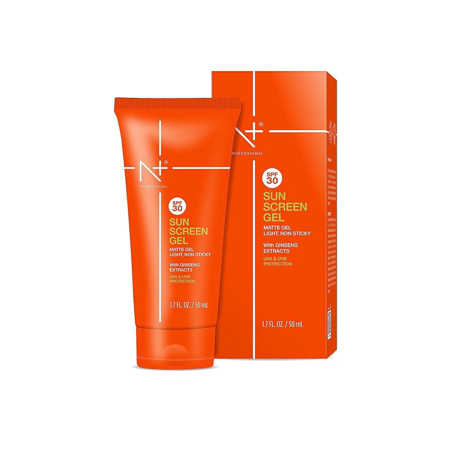 N Plus Spf 30 Sun Screen Gel - Matte Gel and Non Sticky UVA & UVB Protection, Gives Hydration, For All Skin Types