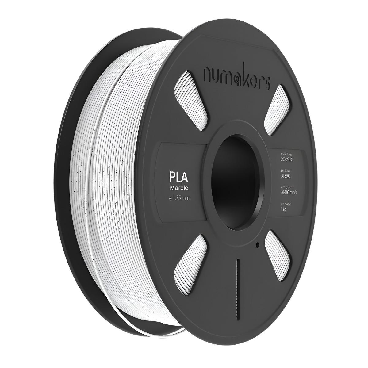 Numakers Marble PLA - 1.75mm, 1kg 3d Printing Filament