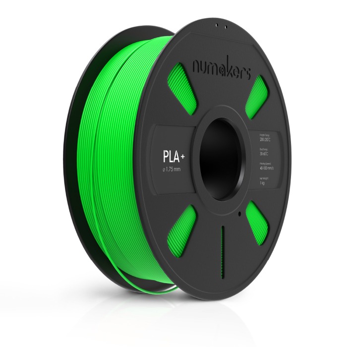 Numakers Fluroscent PLA 1.75mm, 1kg 3D Printing Filament