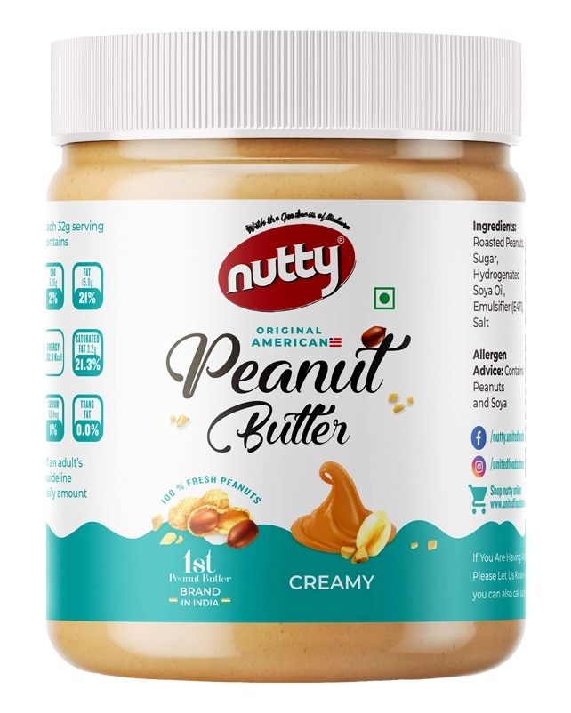 Nutty Butty Peanut Butter Creamy 510gm