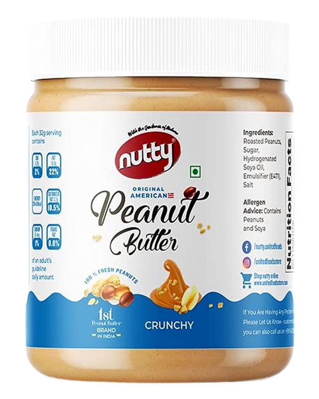 Nutty Butty Peanut Butter Crunchy 510g