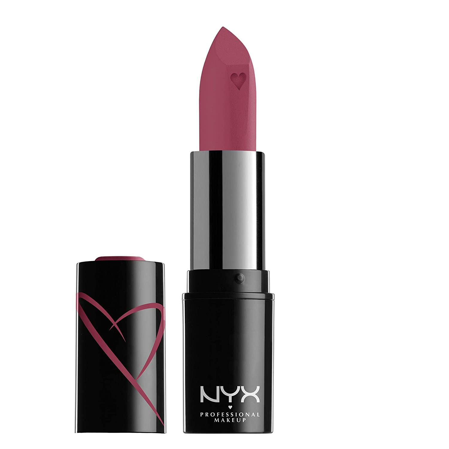 NYX PROFESSIONAL MAKEUP Shout Loud Satin Lipstick, Infused With Shea Butter-Deep Rose Pink