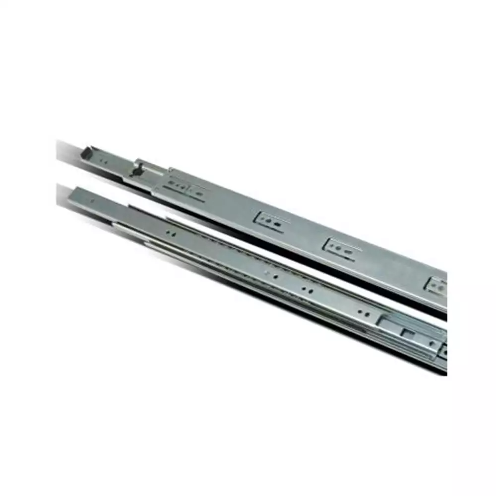 Ozone OBBS-4511-SC-400 Steel Telescopic 400mm Soft Close Ball Bearing Slides (Silver)