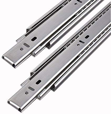 Ozone Drawer Channel - OBBS-4511 - E Series - Telescopic Ball-Bearing Full Extension Runner - Loading Capacity 45Kg - Zinc - 500mm (20")