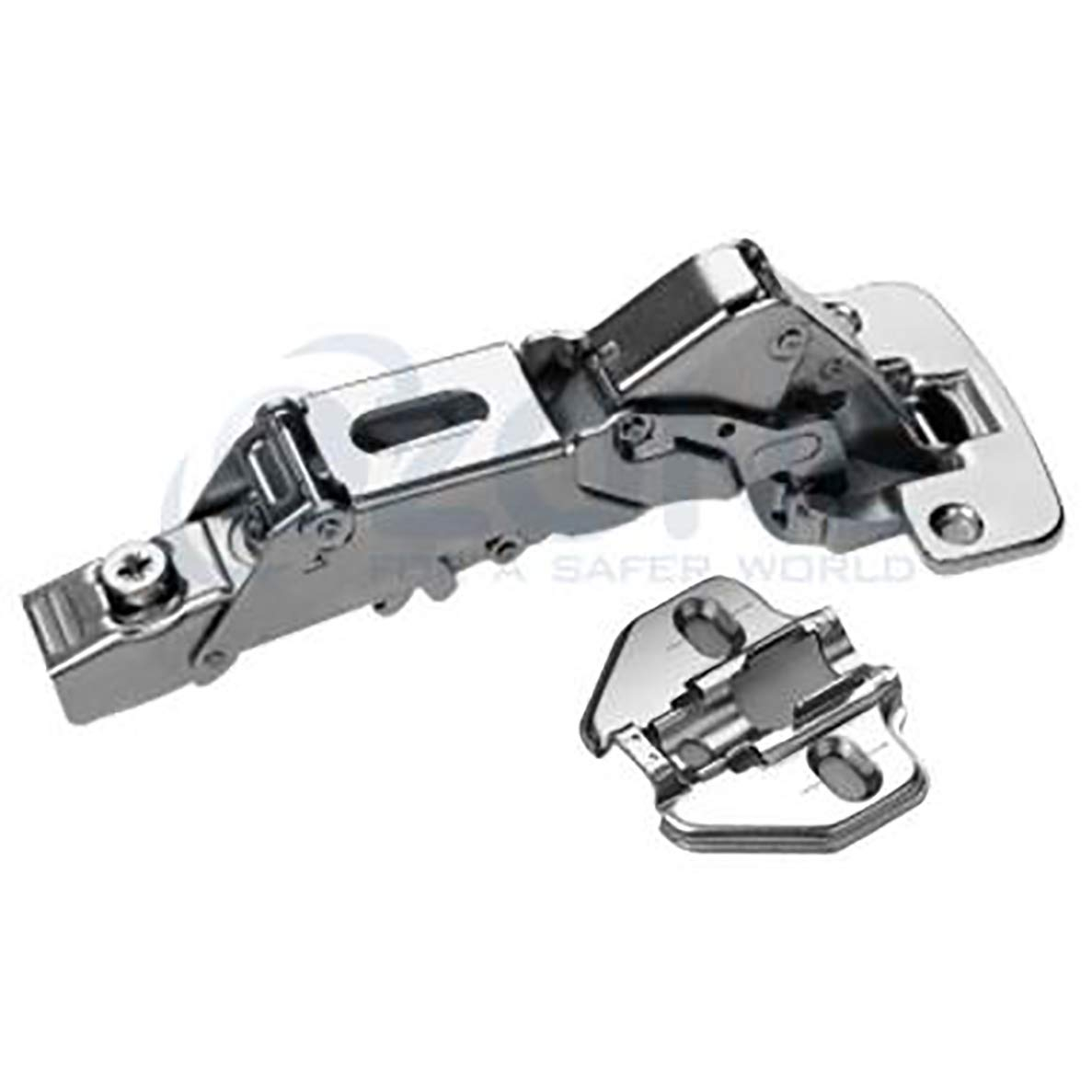 Ozone OEC-170-SC-A2S Steel Soft Close Corner Hinge (Silver)
