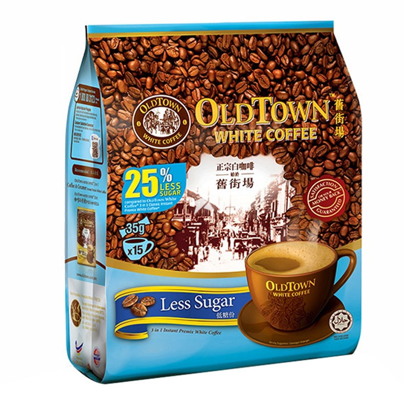 Old Town White Coffee Less Sugar 525gm