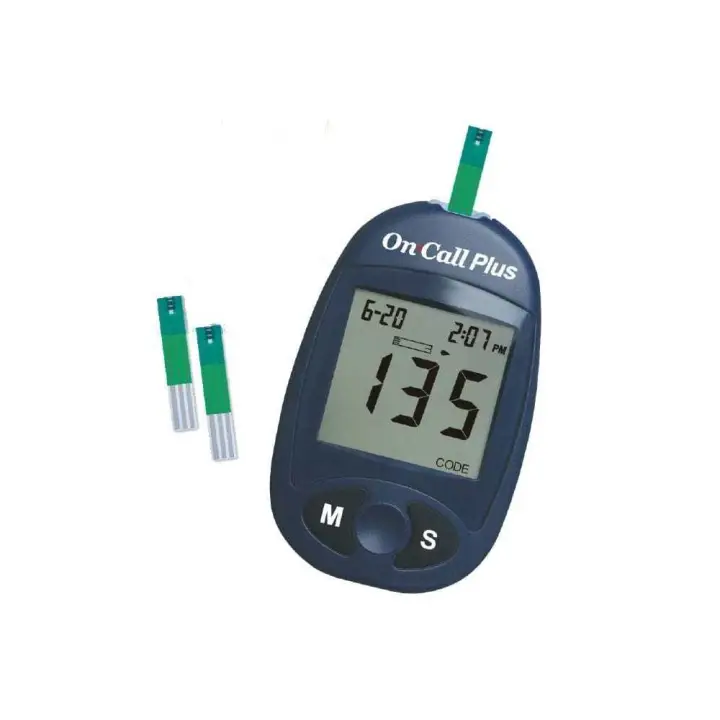 On Call Plus Blood Glucose Monitoring System With 10 Strips