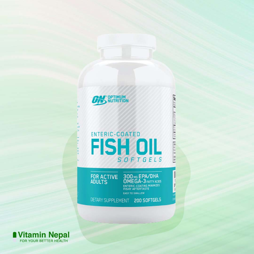 ON Enteric Coated Fish Oil | Omega 3 Omega 3 – 200 Softgels
