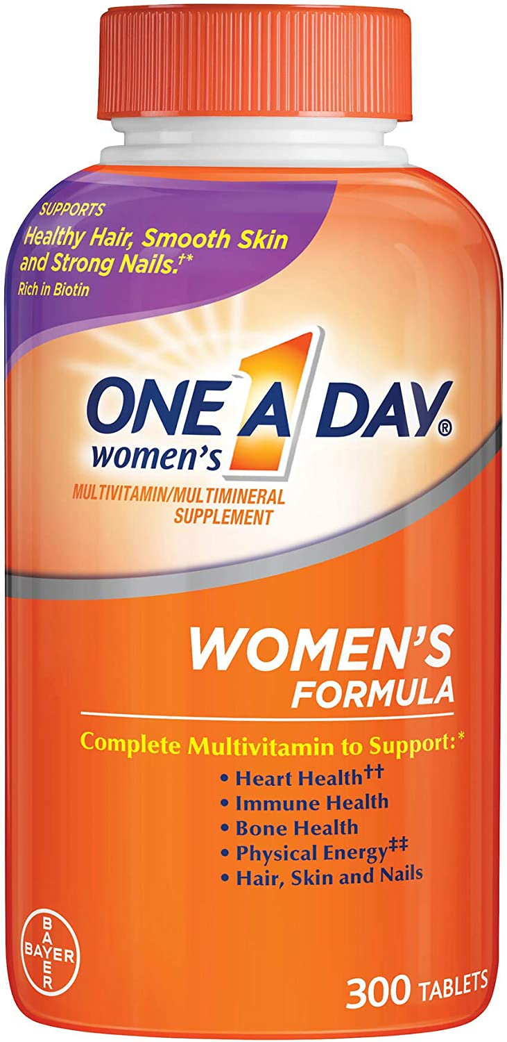 One-a-Day Women's Formula Complete Multivitamin 300 Tablets Bone Health Skin Health