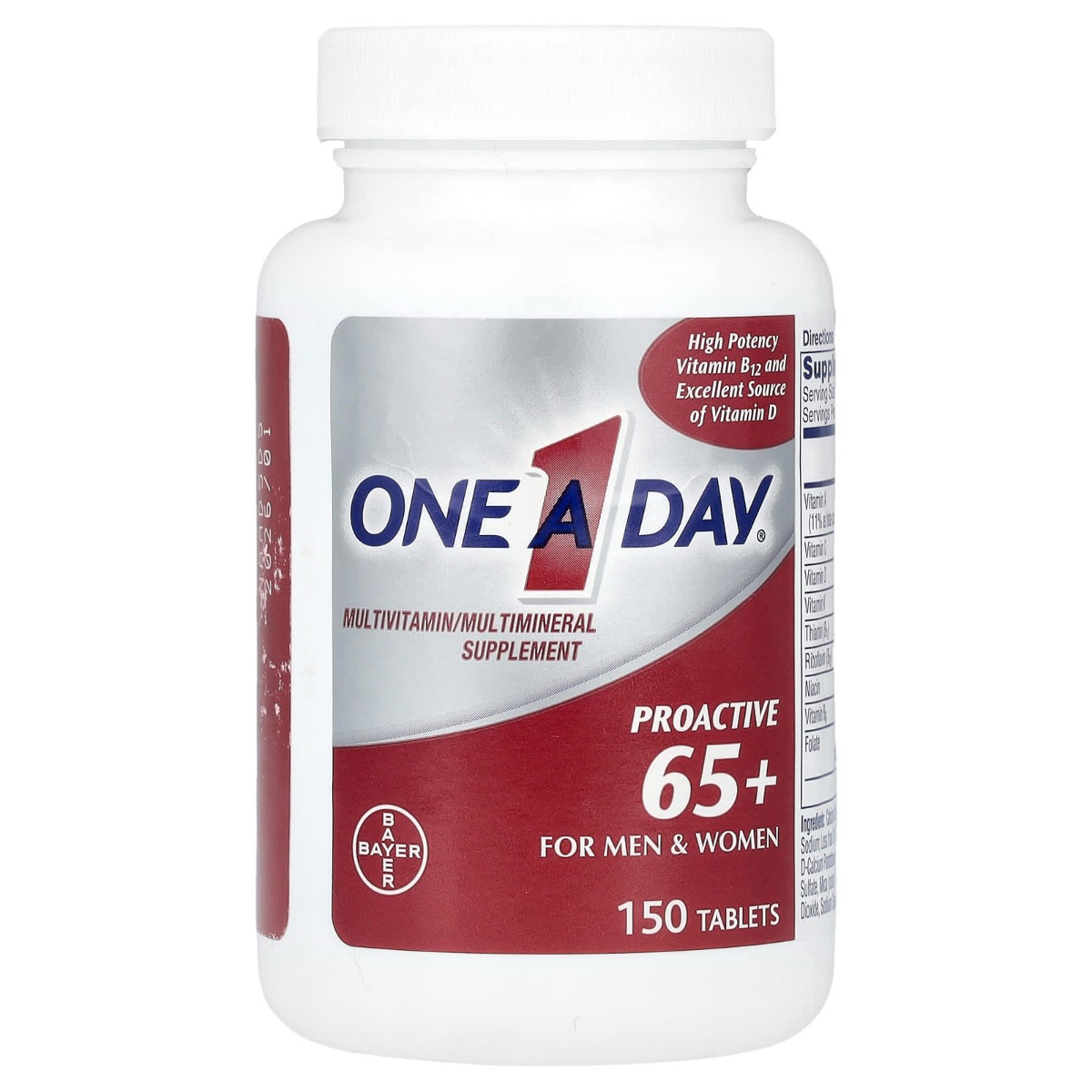 One A Day 65+ Men and Womens Multivitamin – 150 Tablets