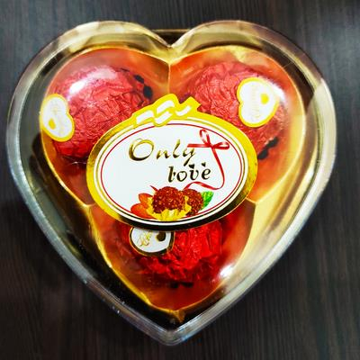 Only Love Chocolate 3 Pcs Heart Red 38 gm