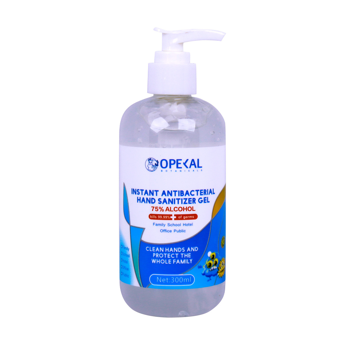 Opekal Instant Anti bacterial Hand Sanitizer Gel 300ml
