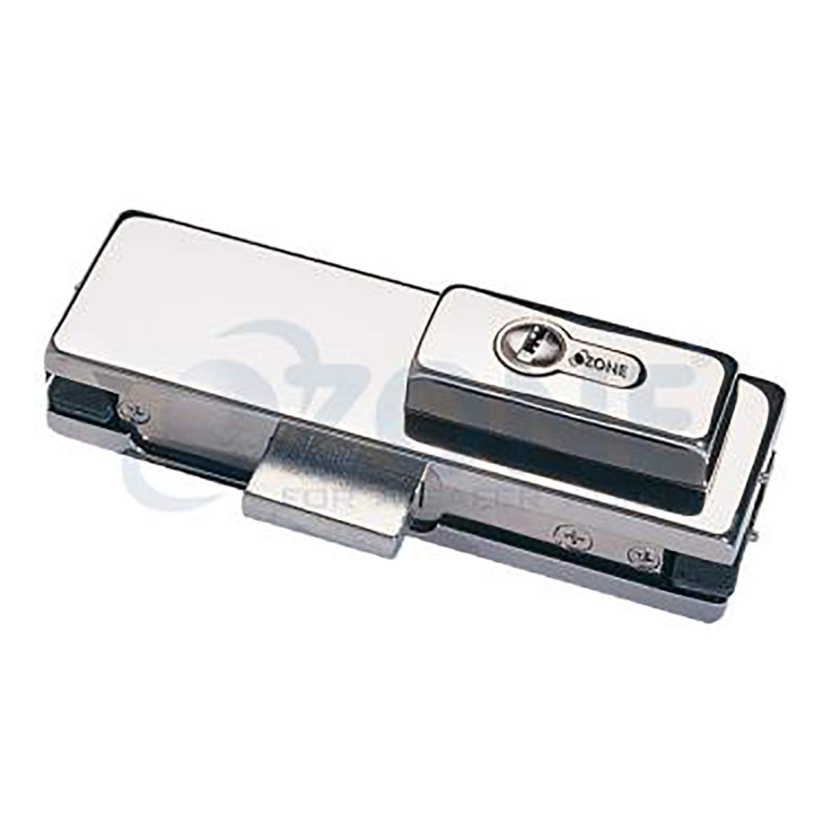 Ozone OPL-1E Steel Patch Lock to Lock Swing Door Or Ceiling (Silver)