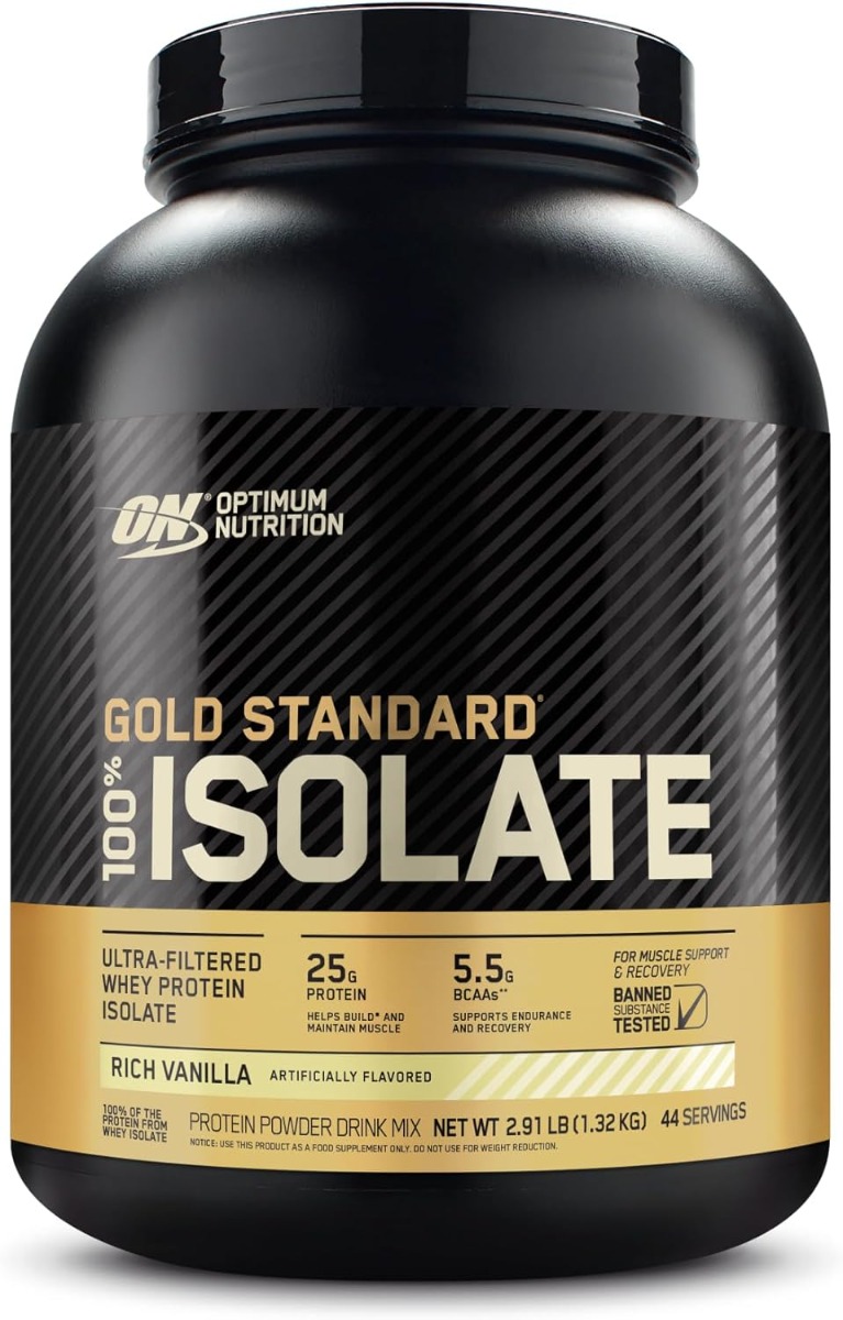 Optimum Nutrition 100% Isolate Whey Protein 3lbs