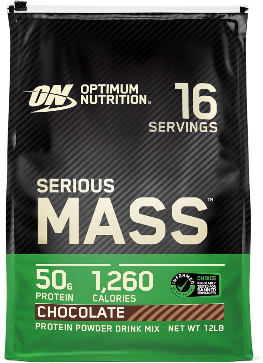 Optimum Nutrition Serious Mass Gainer- 12lbs