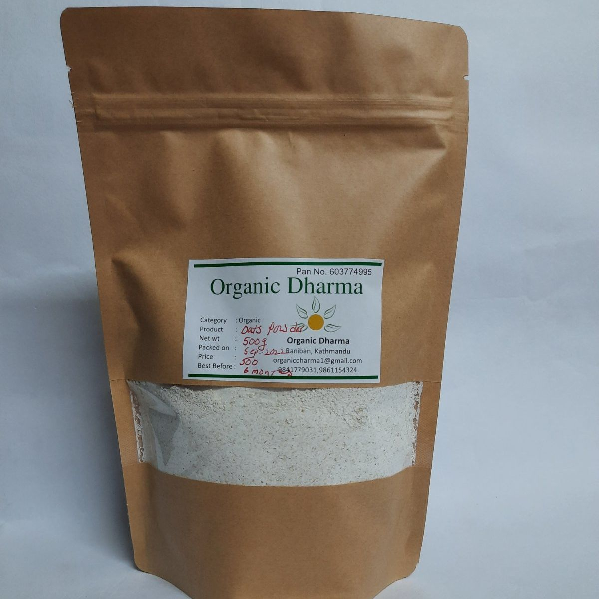 Organic Dharma Oats Meal Powder