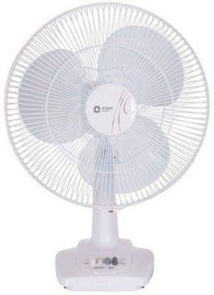Orient Electric Table Fan Desk 26 White 400 MM (16 inch) 400 mm 3 Blade Table Fan