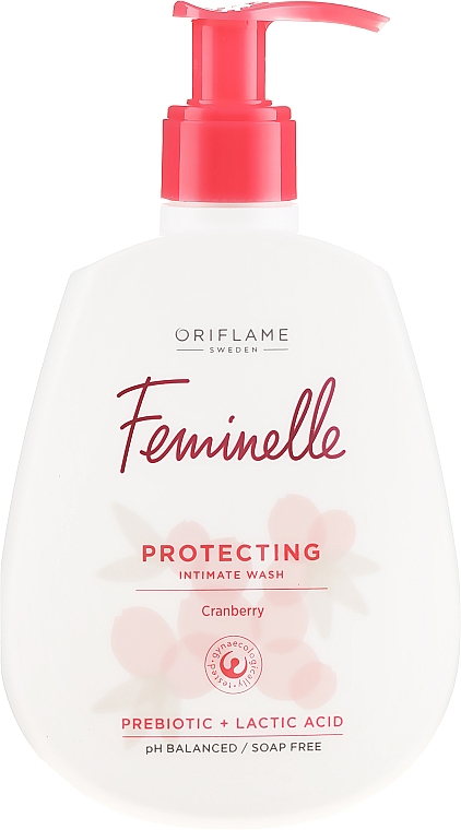Oriflame Feminelle Protecting Intimate Wash Canberry Prebiotic and Lactic Acid 300ml