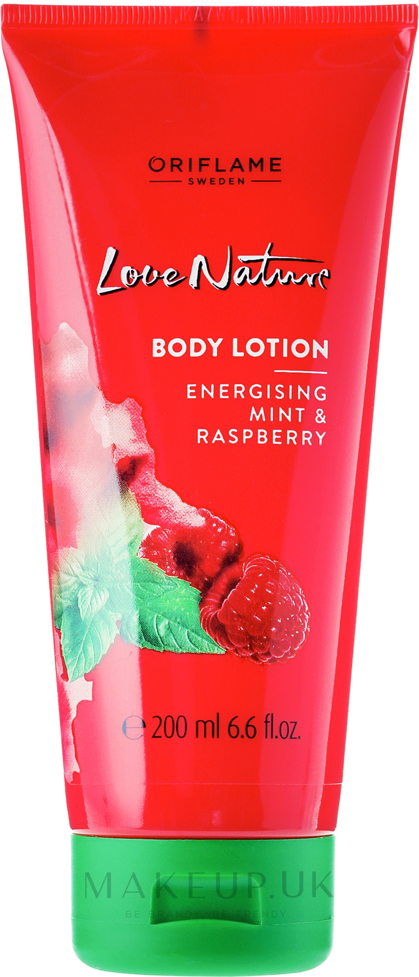 Oriflame Sweden Love Nature Body Lotion Energising Mint And Raspberry - 200 ml