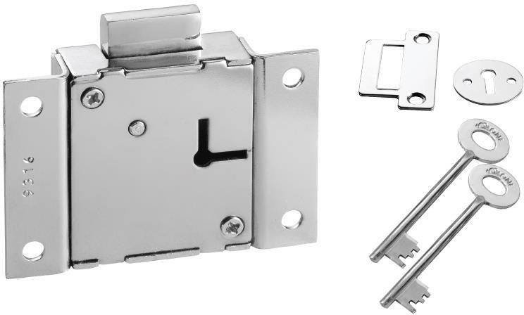 Ozone OZONE OE-CL-33 Std SSS Keyed Cam Lock